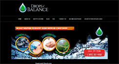 Desktop Screenshot of dropsofbalance.com